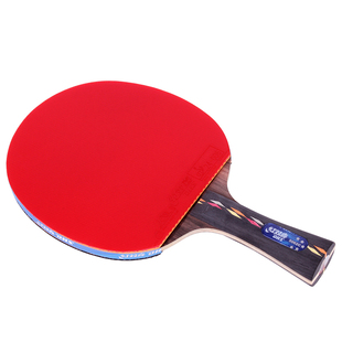 红双喜乒乓球拍五星级碳素底板5星4星学生初学狂飙王兵乓球拍单拍