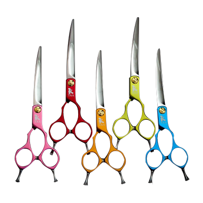 宠物美容剪刀taa它它分体精修小弯剪HB60/HB65狗猫修圆脸部