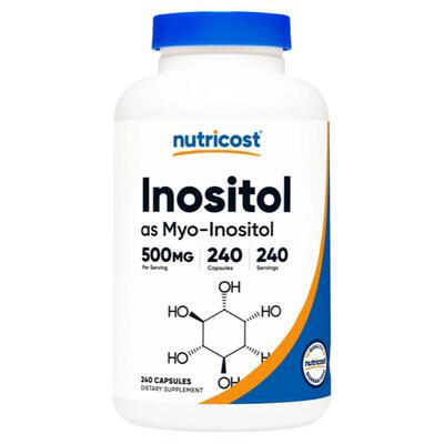 美国原装Nutricost myo Inositol维生素B8肌醇胶囊500毫克 240粒