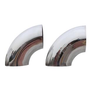 304不锈钢弯头汽车排气管配件弯管接楼梯扶手90度加厚焊接弯头