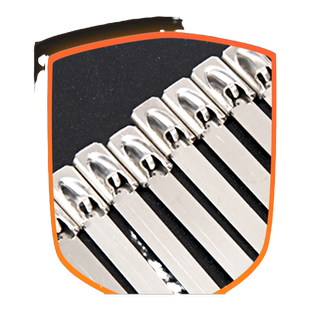 304不锈钢扎带线束绑带7.9勒死狗卡扣自锁捆扎带船用交通白钢绑带