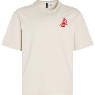 Adidas/阿迪达斯正品2025男女运动圆领套头耐穿休闲短袖KQ5100