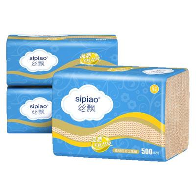 丝飘卫生纸大包平板卫生纸家用实惠装厕所可擦手卫生纸巾整箱厕纸