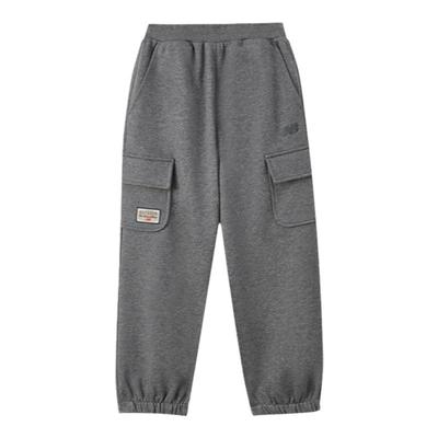 New Balance nb童装男女儿童春秋工装风大口袋束脚长裤ND4LF12103