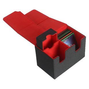 160+收纳盒布纹双格卡盒带骰子盒万智牌海贼王游戏王宝可梦卡牌盒