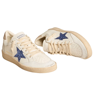 Golden Goose女鞋Ball Star 蓝色晶灿星星鞋新款GGDB