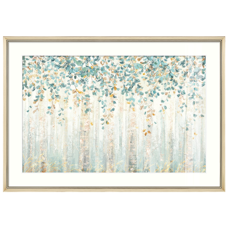 现代简约客厅装饰画 轻奢沙发背景墙画 简美玄关餐厅挂画抽象树林