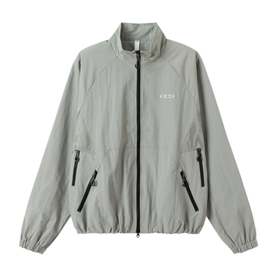 ICS/ICONSLAB轻盈透气网眼拼接立领夹克男女户外运动潮流帅气外套