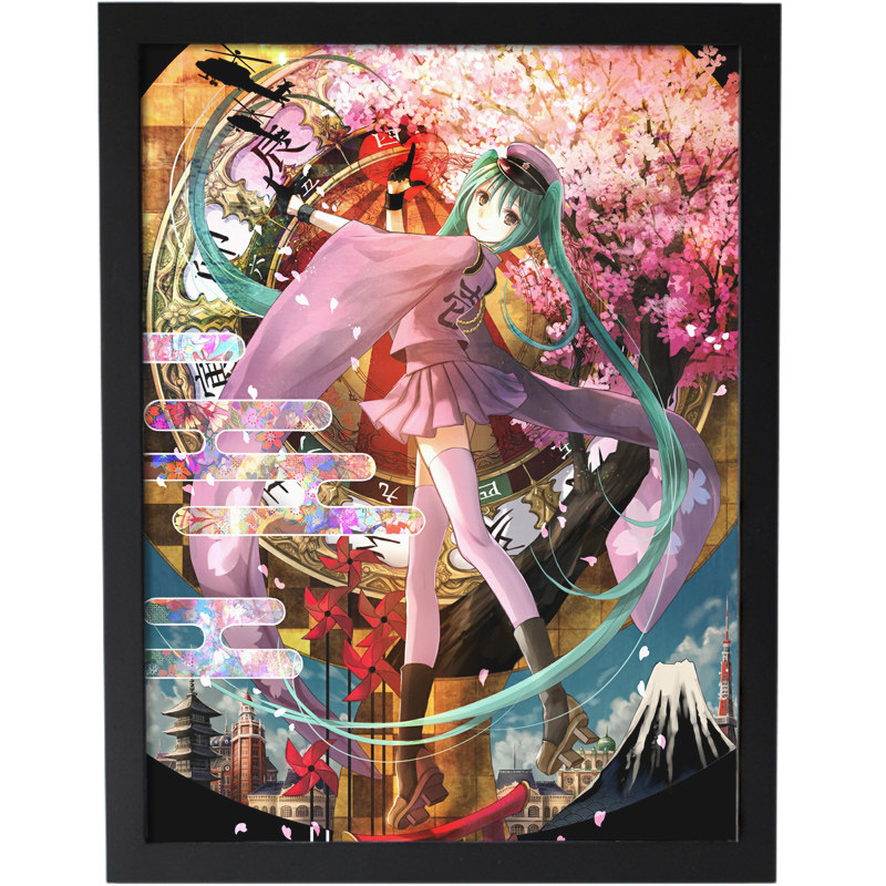 初音未来日本周边海报壁画礼物