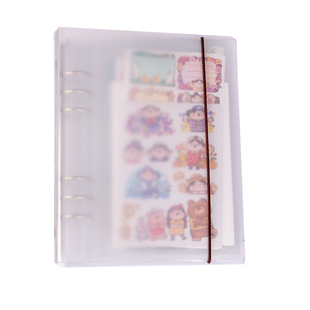 J系列套册|京京A5六孔活页夹韩国贴纸卡片收纳册叶罗丽卡册