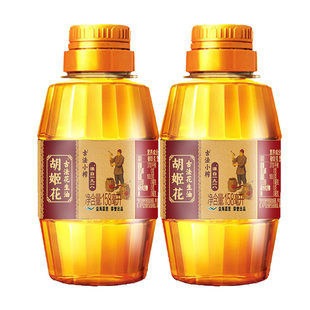 胡姬花古法小榨花生油158ml*2 小瓶装便携烘焙糕点食用油