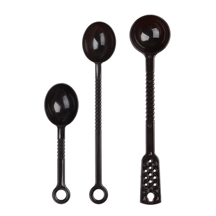 塑料果粉勺咖啡计量勺长柄搅拌棒珍珠奶粉调料勺子奶茶店专用10g