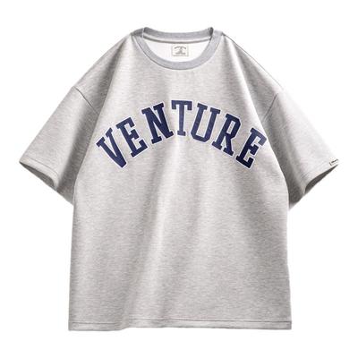 马登工装美式复古空气层字母T恤