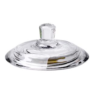 玻璃杯盖 水杯盖子 玻璃盖 杯子配件 透明梅兰竹菊茶饮杯原装盖