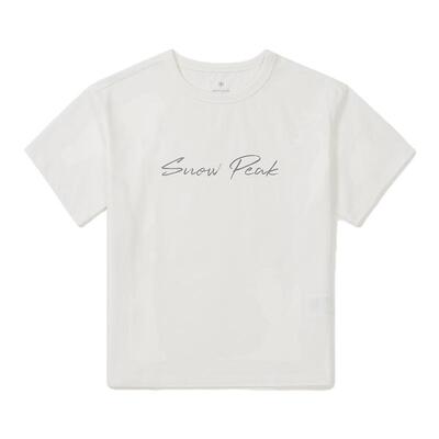 SnowPeak25款女式圆领宽松版T恤