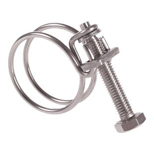 津汇 不锈钢双钢丝喉箍燃气管固定箍消防水带接头卡扣水管管夹