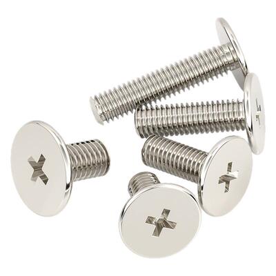 镀镍十字大平头螺丝钉特大薄头扁平头低矮短头螺栓M1.6M2.5M3M4M6