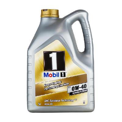 美孚SN全合成0W40机油5L×1瓶金美孚一号