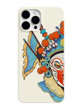 中国风川剧变脸齐天大圣归来适用于iPhone14promax新中式13原创12手机壳iPhone14plus国潮