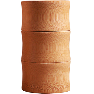 竹茗堂密封茶叶罐 天然茶叶盒子大号竹筒 刻字醒茶叶桶楠竹茶罐子