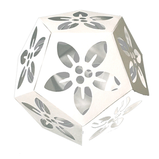 卡纸立体构成 球体多面体作业作品 纸雕立构几何体手工DIY材料包