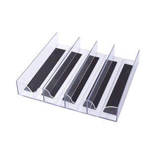 T型货架分隔板亚克力透明挡板超市便利店商品分隔片档板塑料带磁