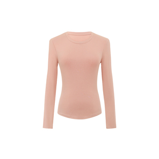 POET WONG【瘦瘦法则】l*ulu Holdtight修身小圆领显瘦长袖内搭T