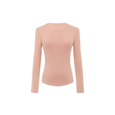 POET WONG【瘦瘦法则】l*ulu Holdtight修身小圆领显瘦长袖内搭T