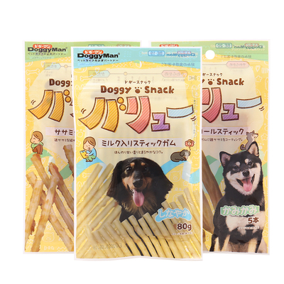 多格漫柔韧牛奶棒小型犬磨牙零食