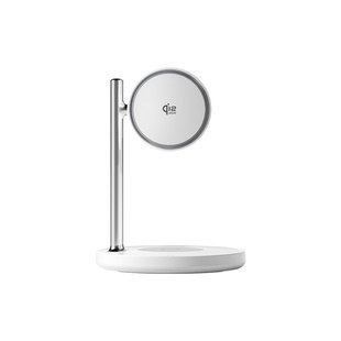 【W&P】新qi2.2三合一无线磁吸充电器25W快充静音风冷散热适用苹果17手机AppleWatch手表耳机底座Magsafe支架