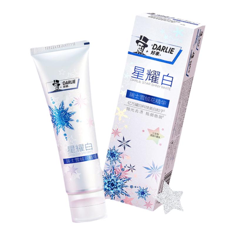 雪绒花好来亮白含氟牙膏