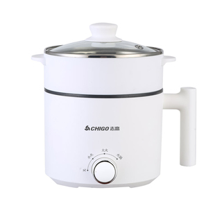 志高电煮锅多功能宿舍学生锅家用迷你小电锅小型蒸煮电热锅火锅