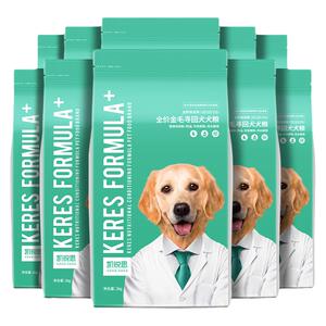 凯锐思狗粮金毛专用狗粮幼成老年大犬美毛犬粮40斤装