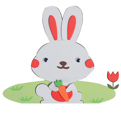 幼儿园粘贴画diyEVA立体材料包