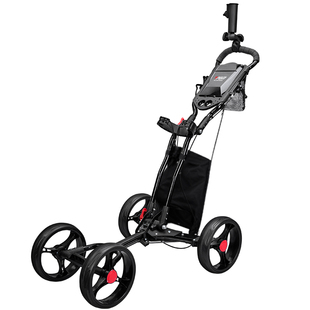 PGM高尔夫球包手推车可折叠青少年成人四轮手拉车水壶伞架球包车