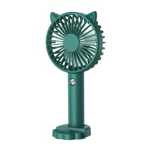 手持小风扇静音办公室桌上电风扇小型usb可充电迷你桌面大风力宿舍制冷便携式随身儿童学生电风扇超强力可爱