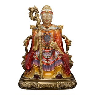 土地公土地婆铜像家用供奉土地爷奶神像福德正神地主爷奶祝福摆件