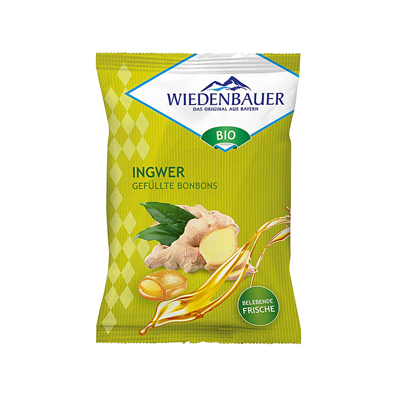 德国进口Wiedenbauer夹心糖果生姜柠檬橙子休闲零食办公室招待