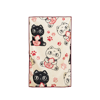 大英博物馆新年萌马日进斗金披肩沙发盖毯办公室午睡毯女生日礼物