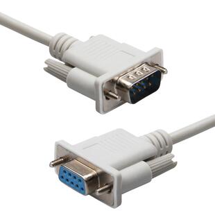 rs232串口线com口db九9针公对公/公对母/母对母直连交叉连接10米5