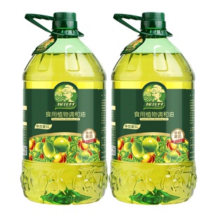 探花村山茶橄榄食用油5LX2非转基因调和油添加橄榄油山茶油家用油