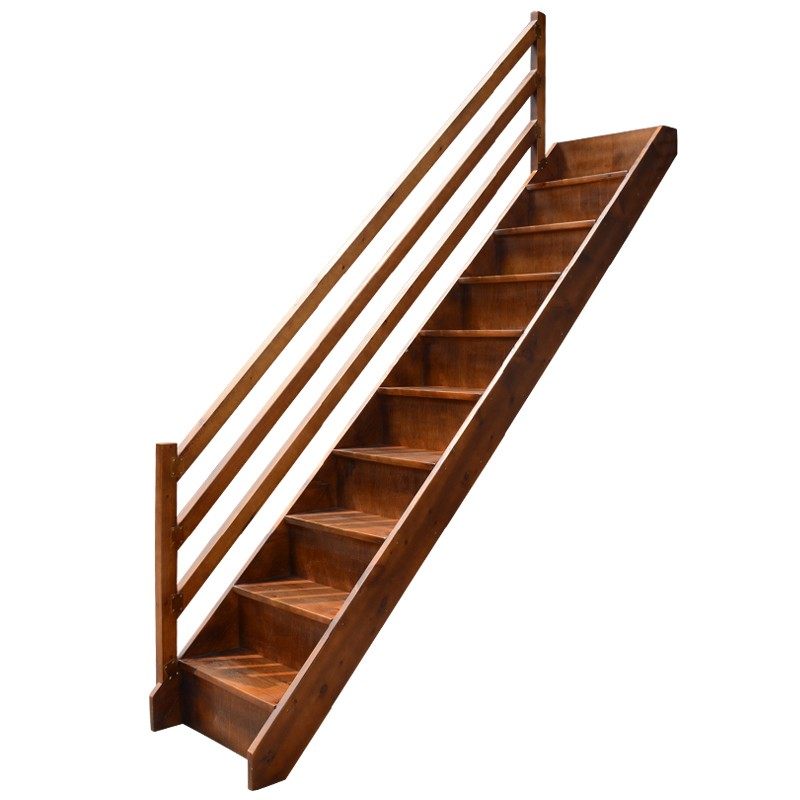 家用阁楼楼梯家用室内实木梯整体楼梯木梯子扶梯登高梯豪华梯直梯