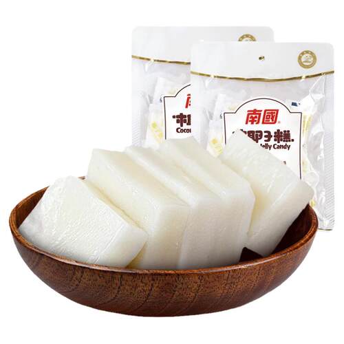 海南特产南国椰子糕200g*2水果软糖果椰子膏零食品正宗椰糯糕点心