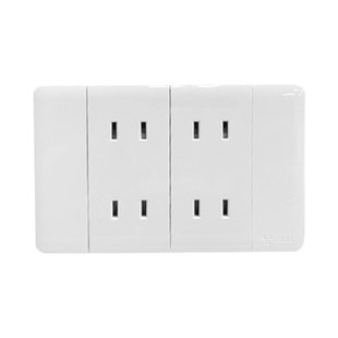 公牛118型插座家用大面板四孔六孔八孔厨房多孔四位长方形十二孔