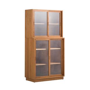 失物招领 努娜小橱 现代简约北欧实木餐边柜厨房碗柜储物柜展示柜