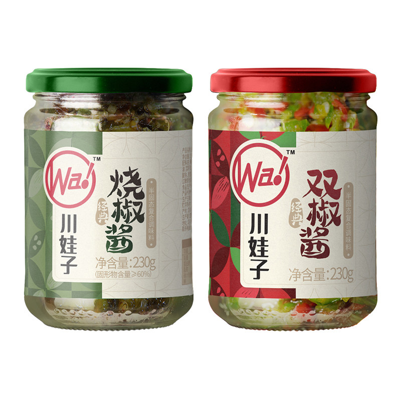 川娃子双椒酱蒜蓉辣椒酱