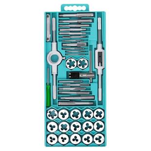 丝锥板牙套装 套丝攻丝钻头丝攻套扣工具开牙器手用内丝车丝扳手