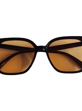 方形黑色街拍小红书个性风太阳镜