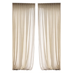 金蝉2025新款窗帘竹节肌理纱帘高端大气卧室客厅飘窗高级感月隐纱