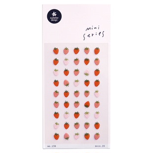 韩国SUATELIER森系ins可爱手账贴纸咕卡手机壳电脑装饰贴画小图案